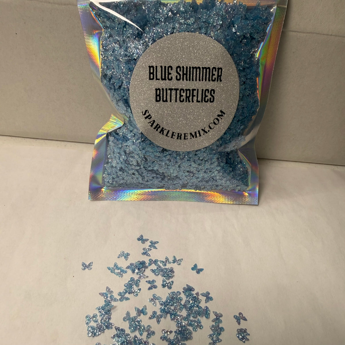 Blue Shimmer Butterflies