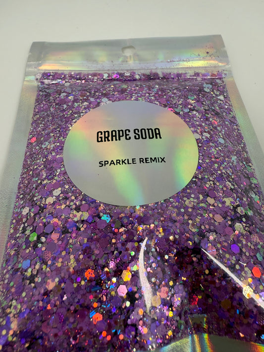 Grape Soda* + Purple Diamonds