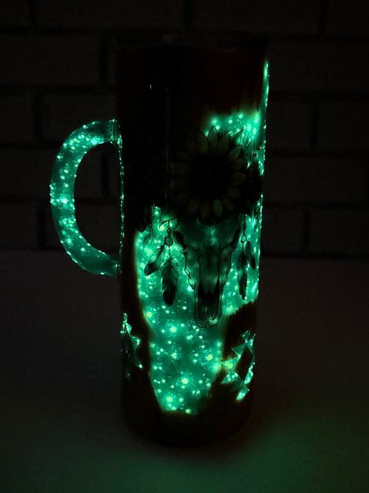 #20- 24oz Handle- Teal Western