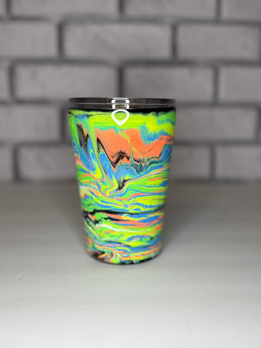 #22-12oz Kids Cup- Neon Swirl