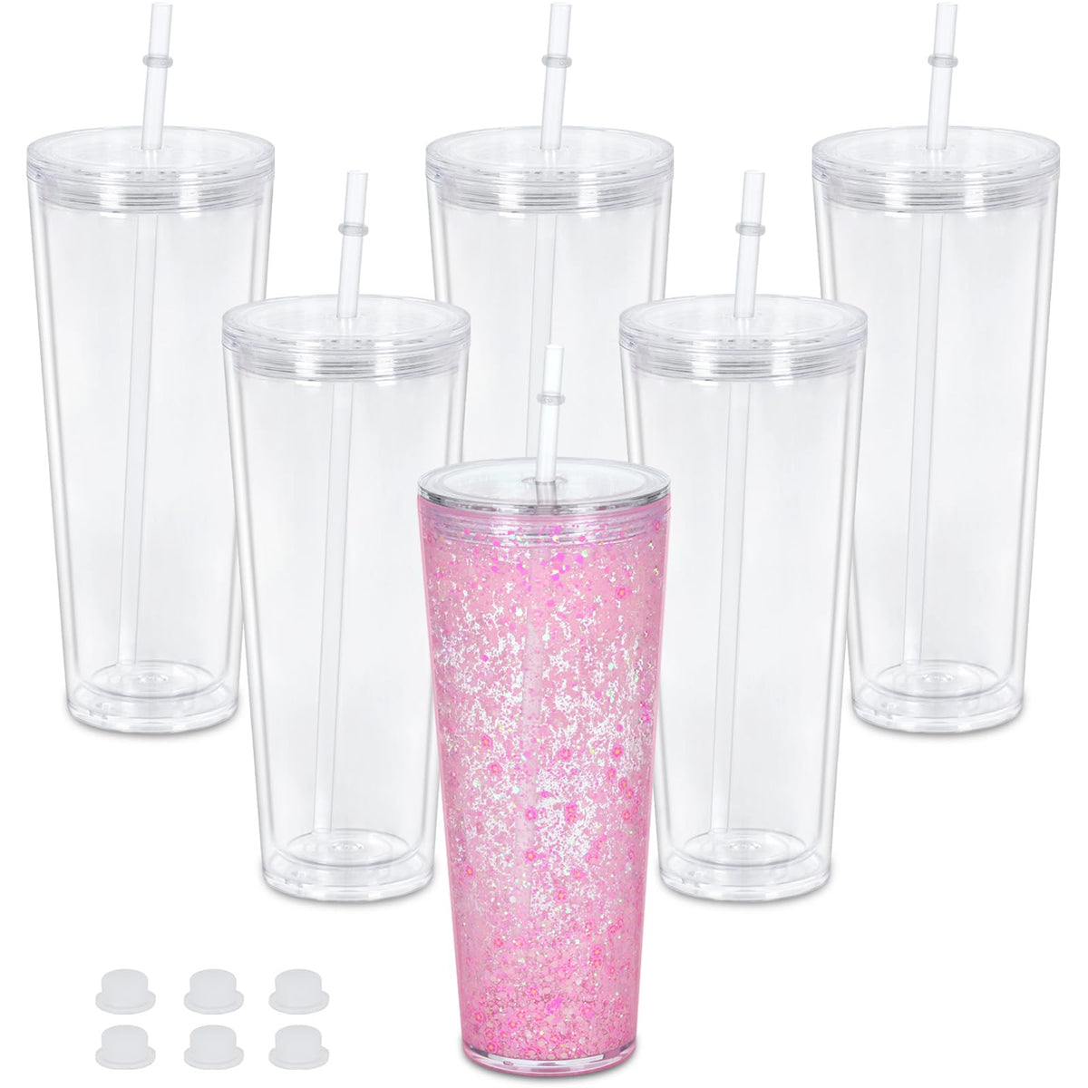 24oz Snow Globe Tumbler