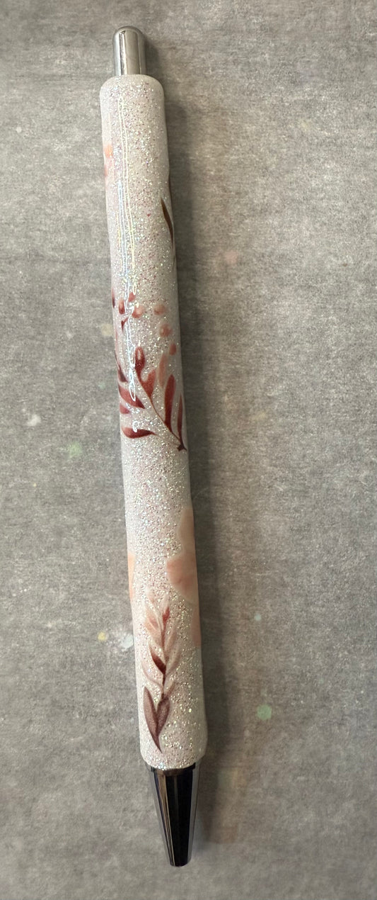Glitter Pen- Dainty Flower