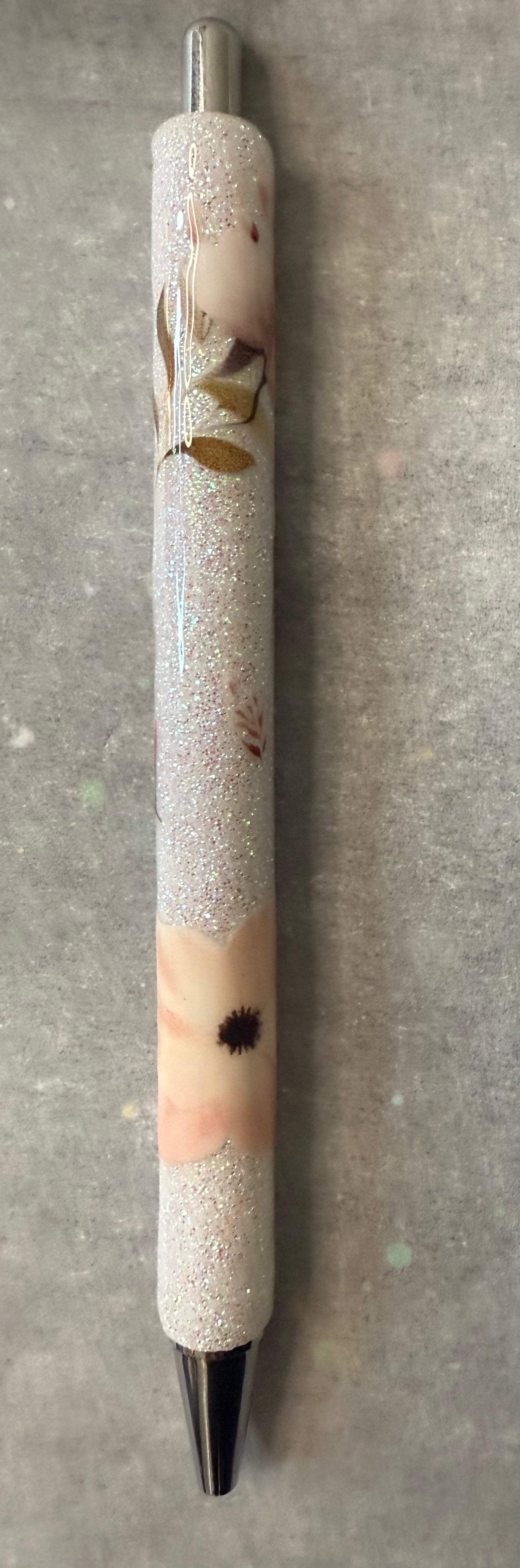 Glitter Pen- Dainty Flower