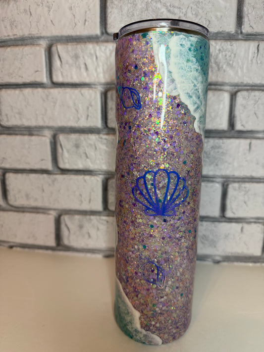 #21--32oz Plump-Purple Bioluminescent Beach