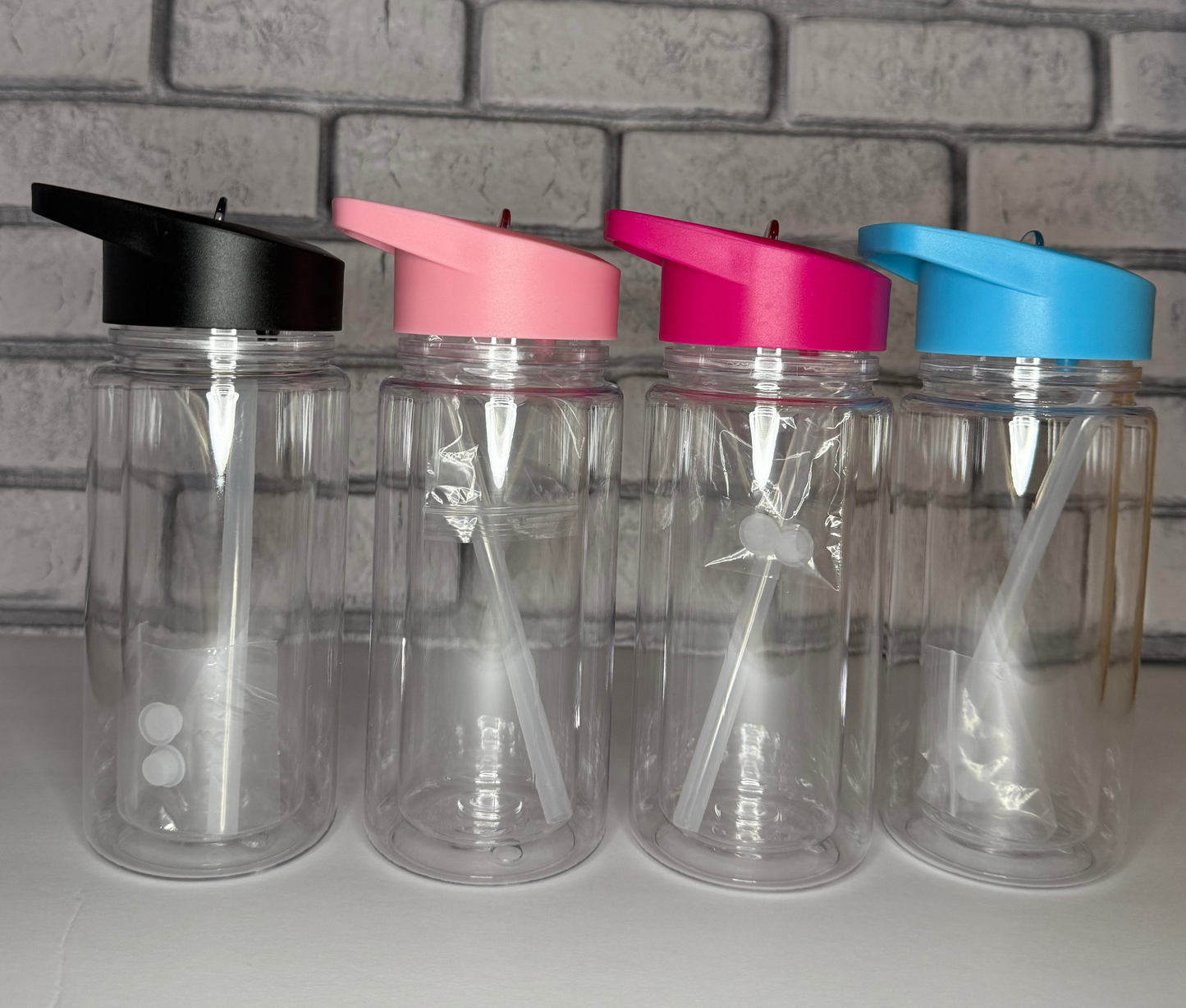 10oz Flip-top Water Bottle-Color Lid