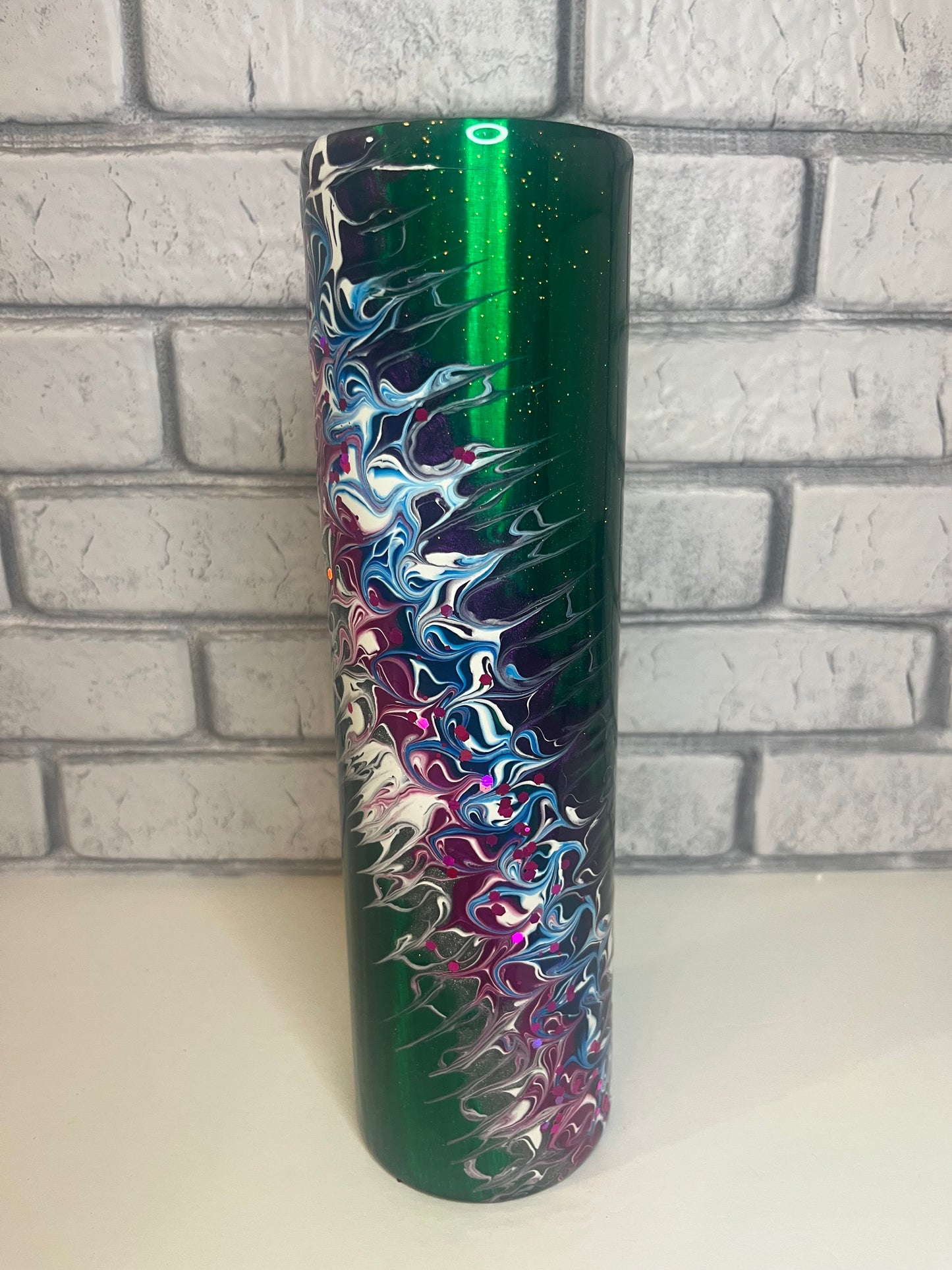 #39--32oz Plump- Emerald Fog