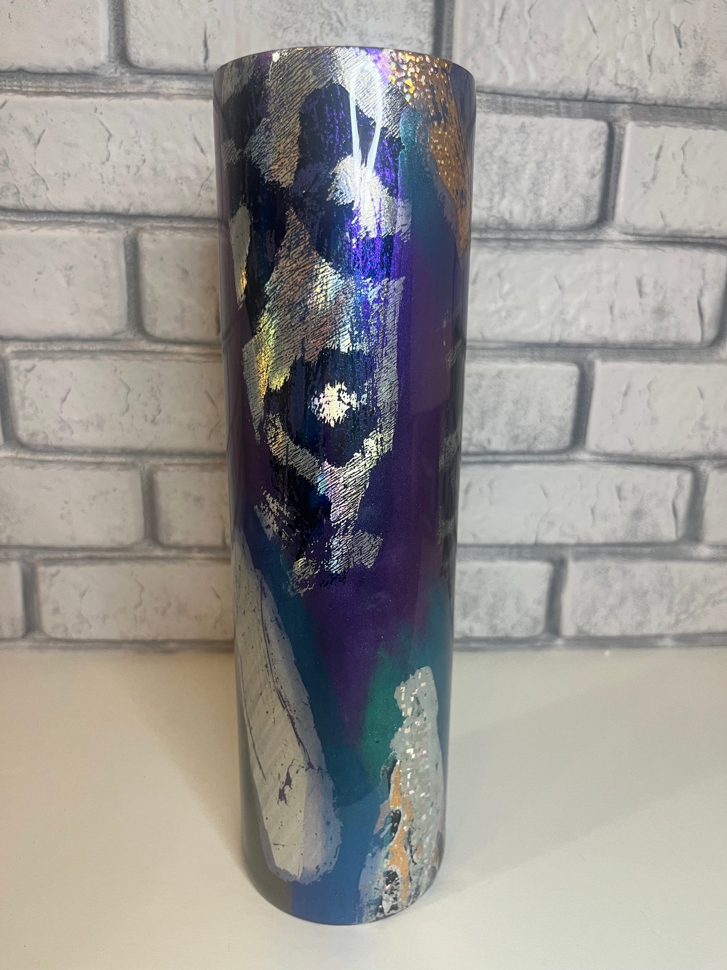 #40--32oz Plump- Abstract Leopard